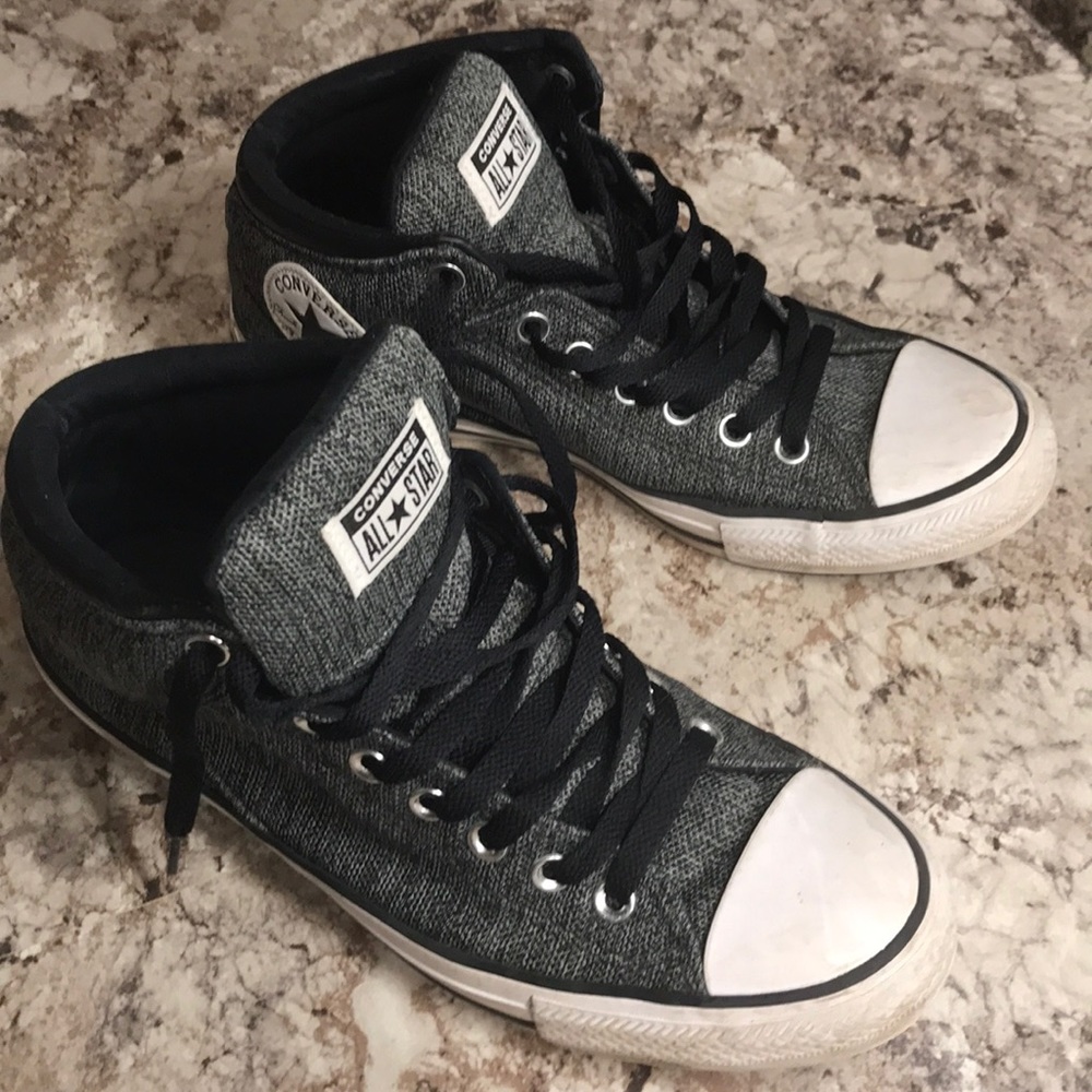 Converse all star mids gray heather